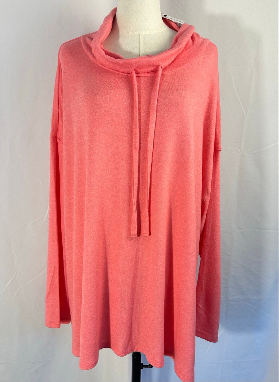 Lane Bryant Tunic Sweater 26/28 Plus Cowl Neck Knit Comfy Loungewear XL NWT